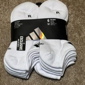 White No Show Socks for Men